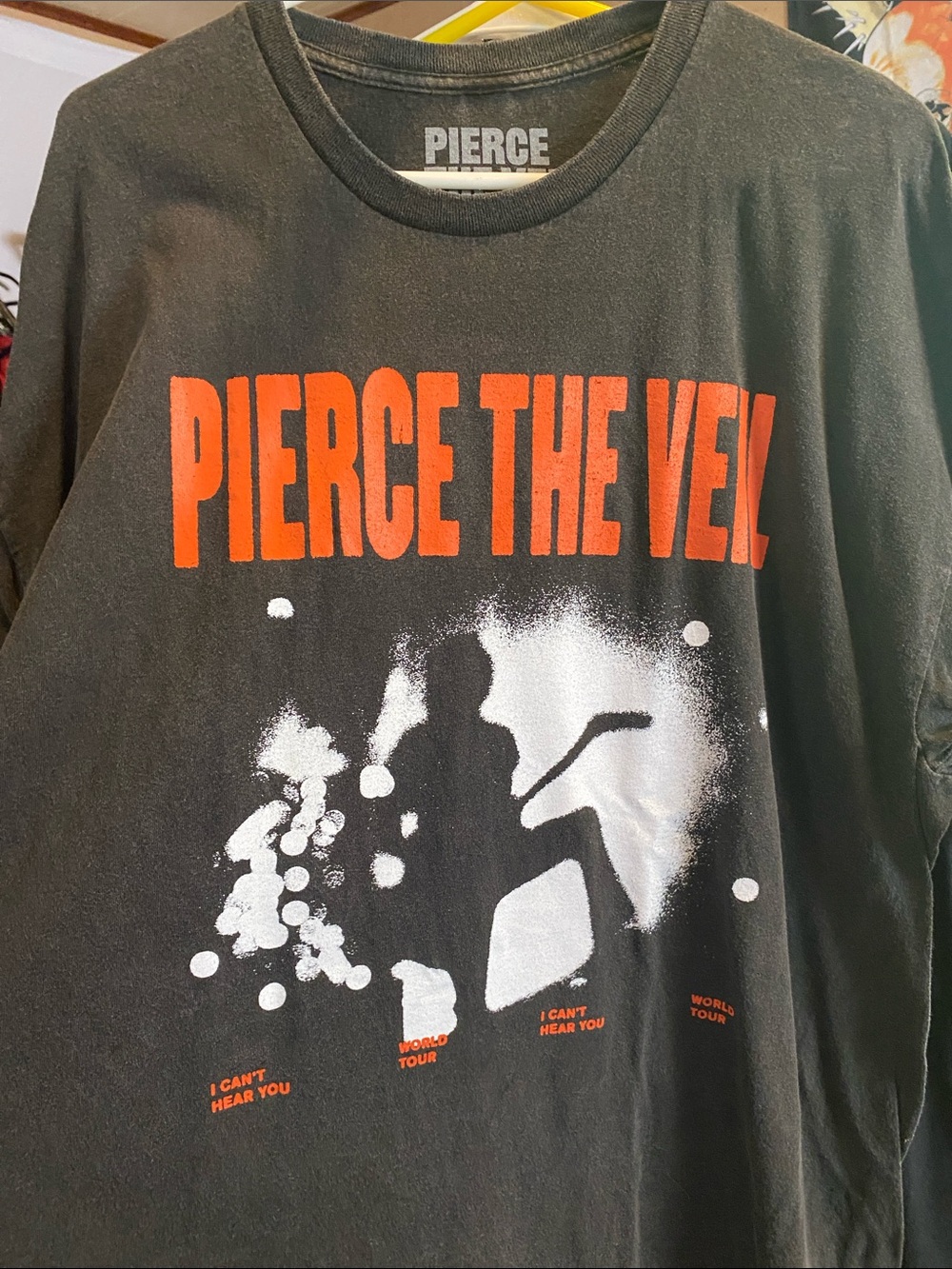 Pierce The Veil Thick Black Graphic Short Sleeve Tee